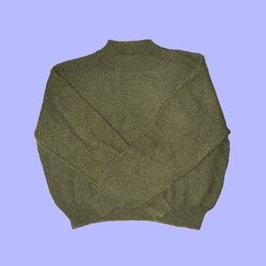 Sweater with high neckline